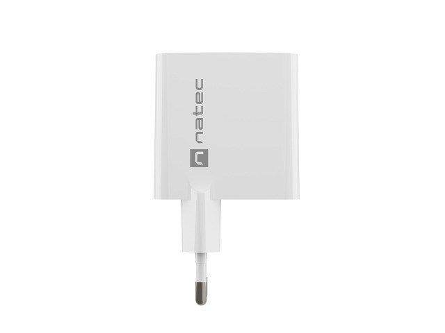 NATEC RIBERA GAN CHARGER 1x USB-A + 1x USB-C 65W WHITE_4