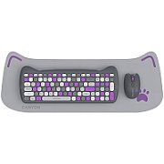 CANYON HSET-W6 EN Keyboard+Mouse Kitty Edition AAA+АА Wireless Violet_1