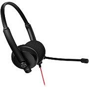 CANYON PC headset HS-07 PC Mic 3.5/USB Flat 2.8m Black_1