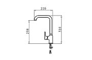 PYRAMIS SILVIO DUO granite grey concrete mixer