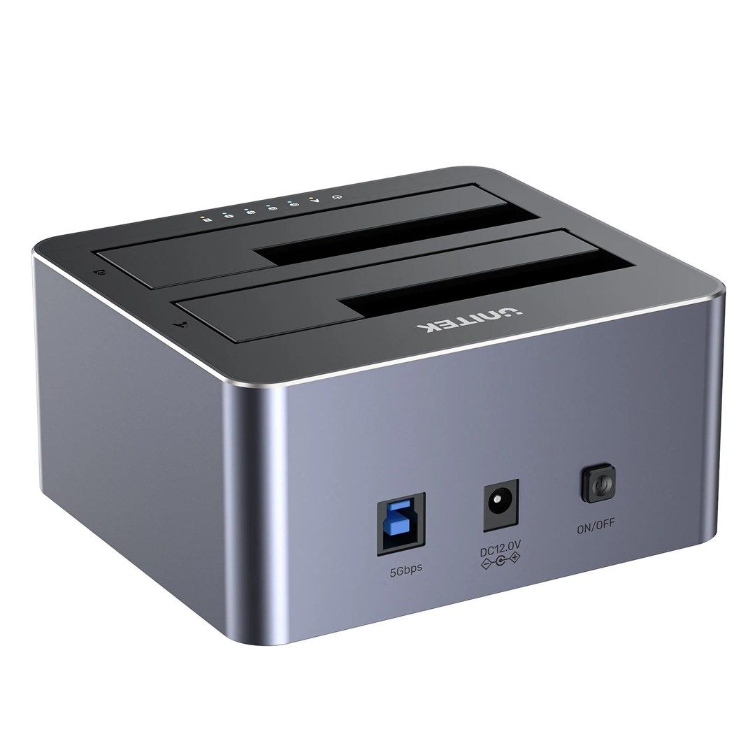 Y-3026GY01-EU Unitek Disk Clone Station 2 x SATA 2.5 /3.5  USB 5Gbps_2