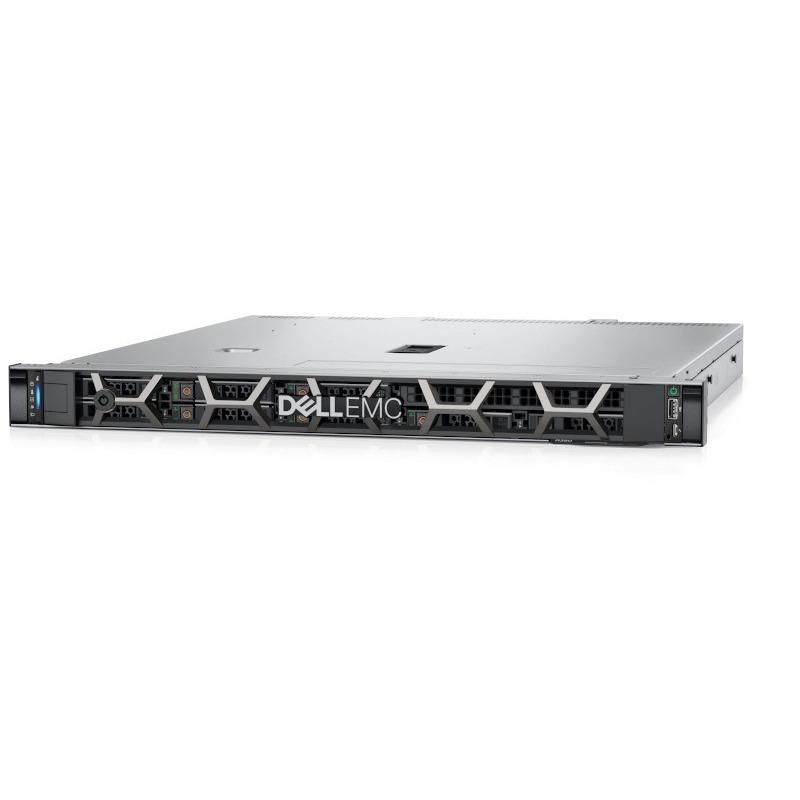 PowerEdge R350 Rack Server Intel Xeon E-2314 2.8GHz, 8M Cache, 4C/4T, Turbo (65W), 3200 MT/s, 16GB UDIMM, 3200MT/s, ECC, 480GB SSD SATA Read Intensive 6Gbps 512 2.5in Hot-plug AG Drive,3.5in, 3.5 Chassis with up to 4 Hot Plug Hard Drives, Motherboard with Broadcom 5720 Dual Port 1Gb On-Board LOM V3_6