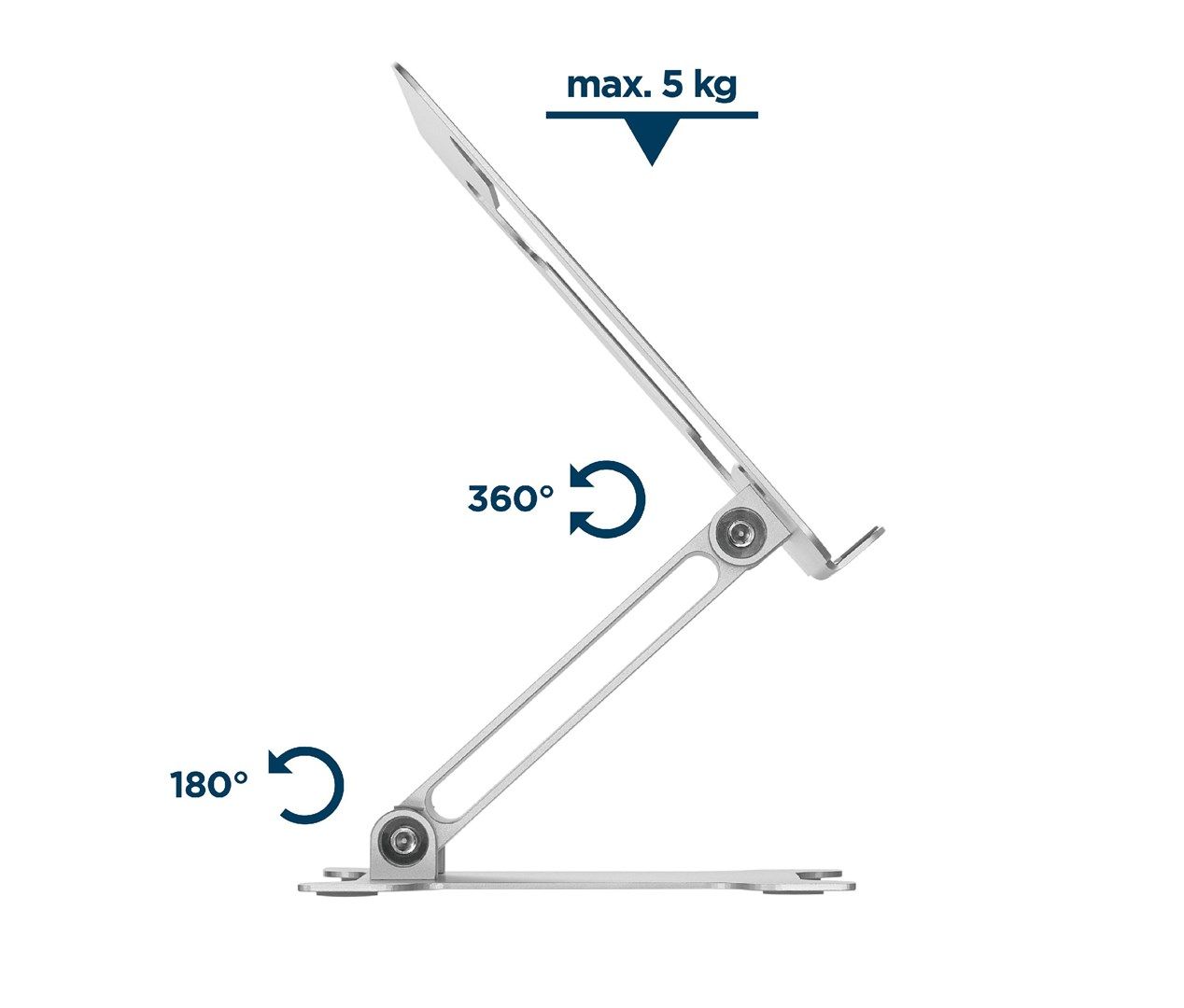 Gembird NBS-D1-03 laptop stand Silver 39.6 cm (15.6 )_18