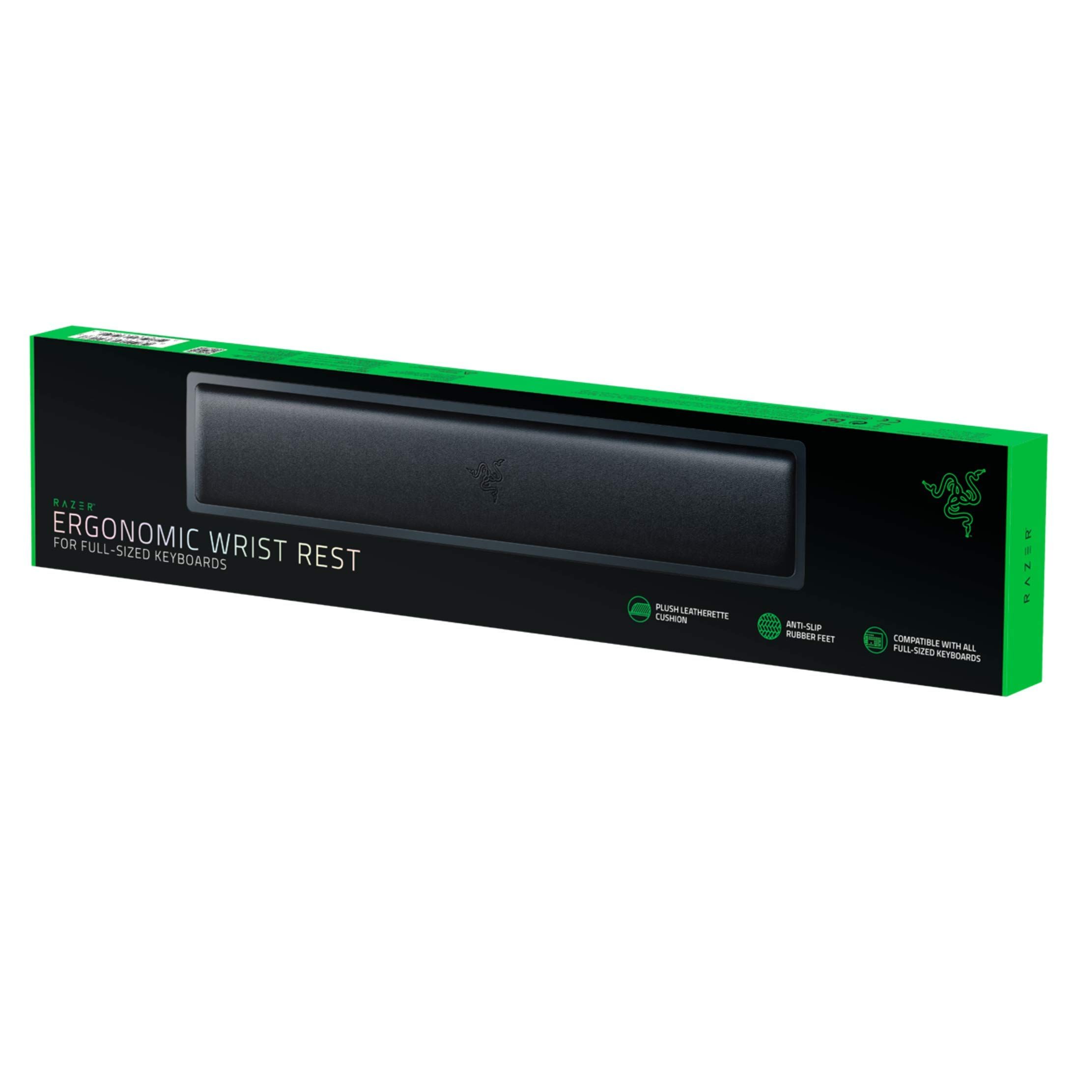 Razer Ergonomic Wrist Rest For Full-sized Keyboards | Razer | Ergonomic Wrist Rest | Wrist rest | N/A | N/A | Black