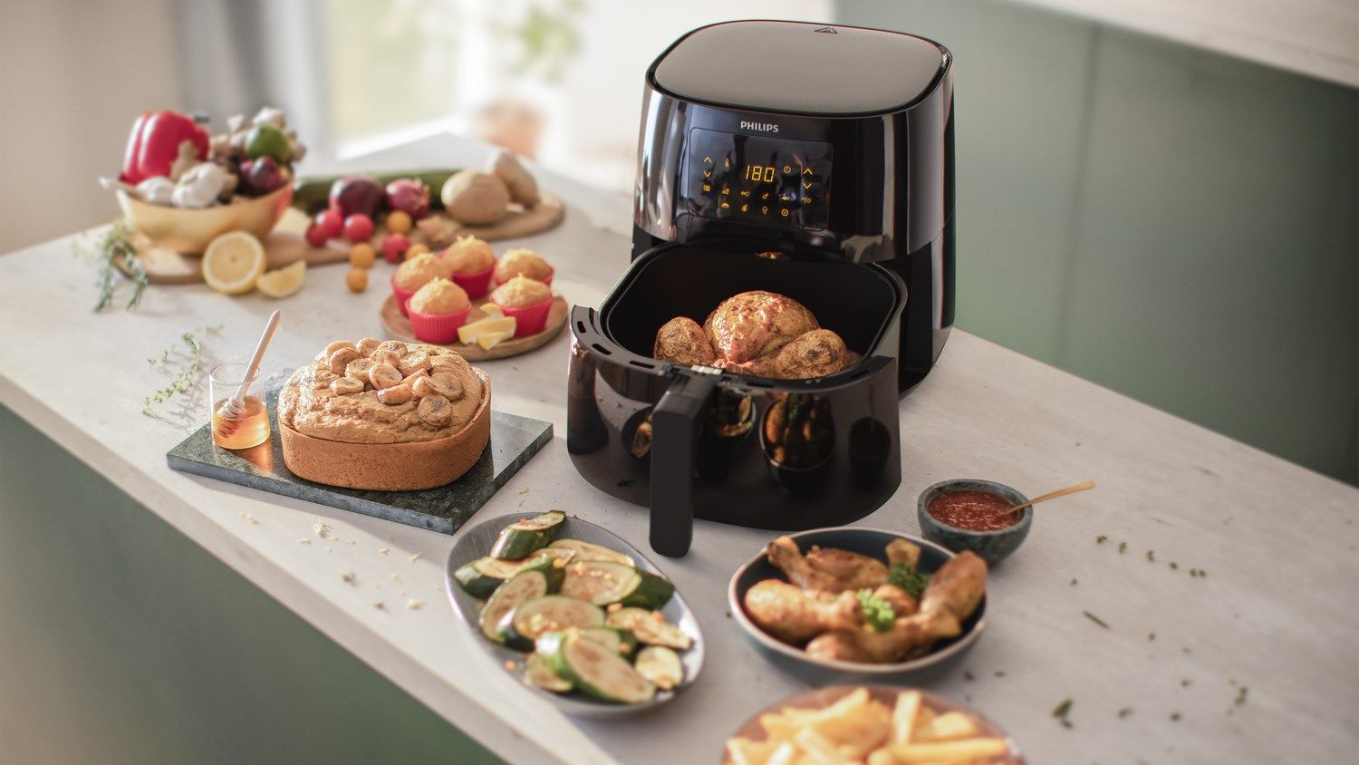 Philips 3000 series HD9270/90 fryer Single 6.2 L Stand-alone 2000 W Hot air fryer Black_4