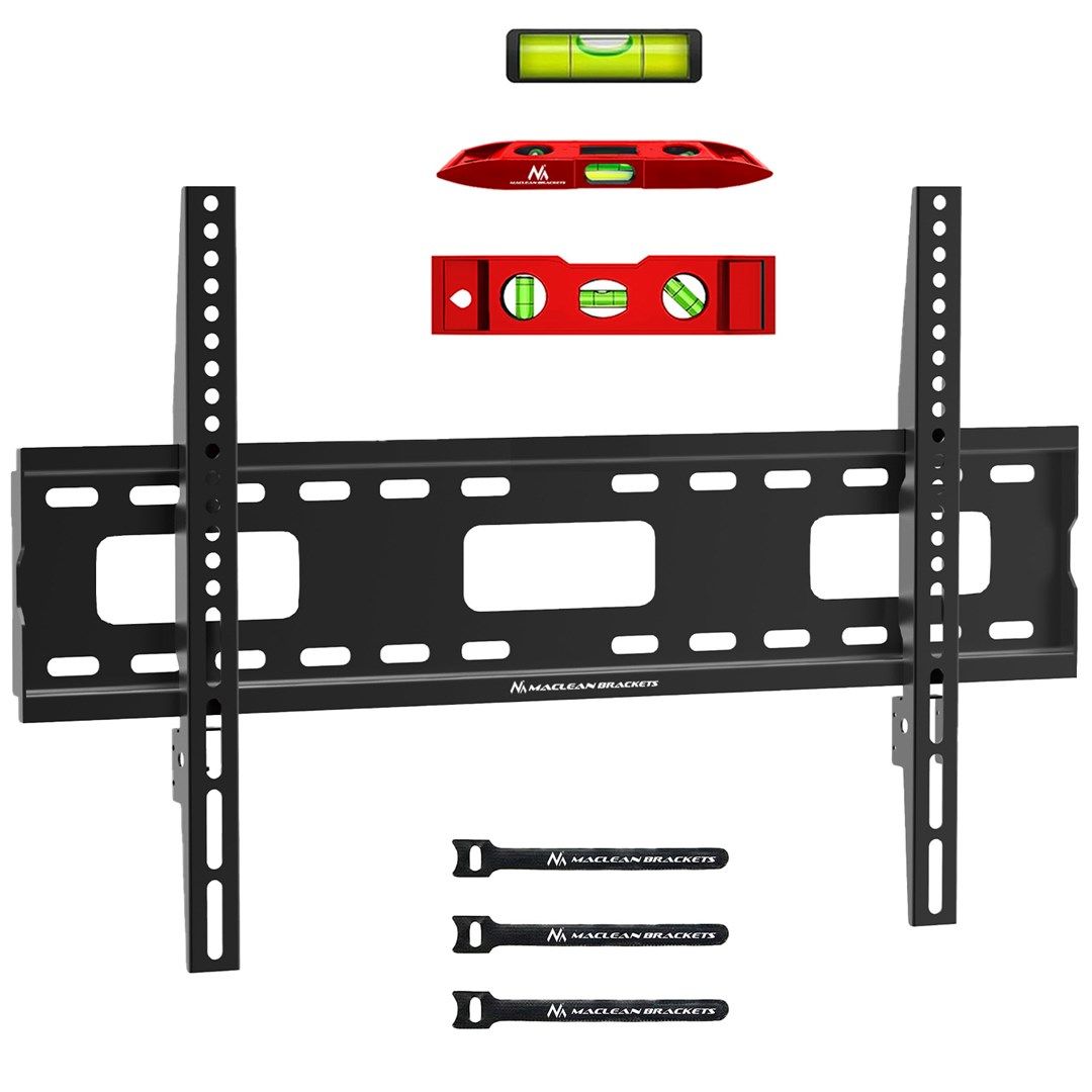 Maclean TV MC-419 Wall Mount Bracket 32 -100  VESA 600x400 45kg Tilting Universal Adjustable Spirit Level Accessories Flat Heavy Duty_3