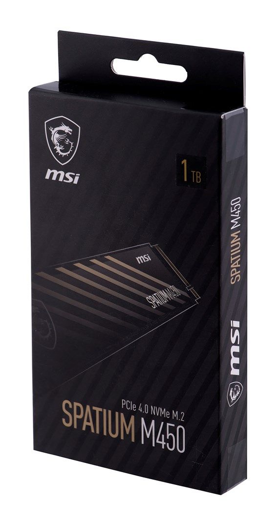 MSI SPATIUM M450 PCIe 4.0 NVMe M.2 1000GB PCI Express 4.0 3D NAND_3