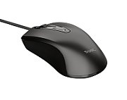 Mouse Trust cu fir, optic, rezolutie maxima 1200 DPI, negru