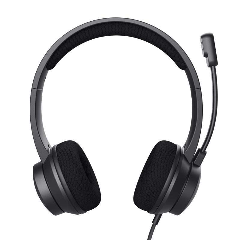 Casti Trust cu fir Ayda USB-ENC, noise cancelling, frecventa raspuns 20 Hz - 20.000 Hz, negru_3