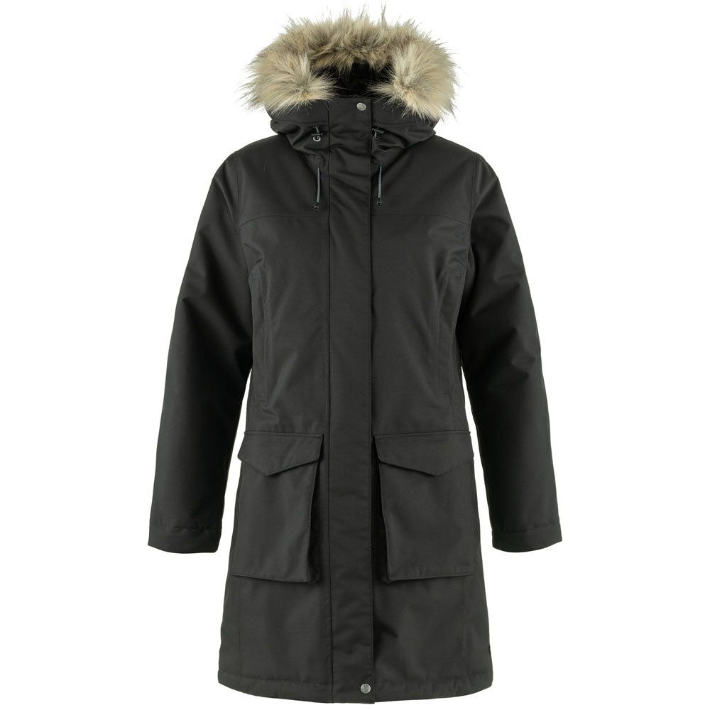 Nuuk parka jacket women-550-black-l FJALLRAVEN