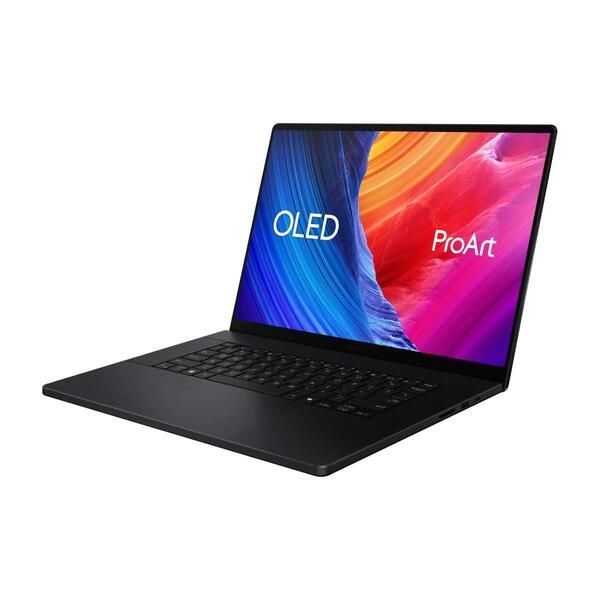 Laptop ASUS ProArt P16 OLED, H7606WI-ME125X, 16.0-inch, 4K (3840 x 2400) OLED 16:10 aspect ratio, AMD Ryzen™ AI 9 HX 370 Processor 2.0GHz (36MB Cache, up to 5.1GHz, 12 cores, 24 Threads); AMD Ryzen™ AI up to 81 TOPs, AMD Radeon™ 890M Graphics, NVIDIA® GeForce RTX™ 4070 Laptop GPU, 1x M.2 2280 PCIe_3