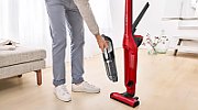 Bosch Serie 4 BBH3ZOO28 stick vacuum/electric broom Battery Dry Bagless 0.4 L Red 2.15 Ah