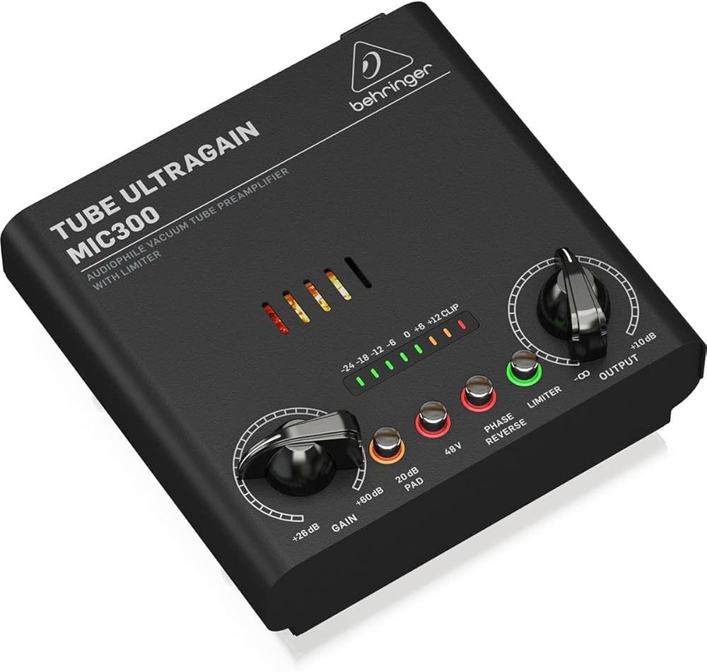 Behringer MIC300 Przedwzmacniacz mikrofonowy lampowy