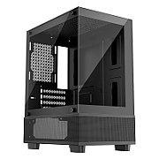 Carcasa 1STPLAYER MI2-A Mid Tower ARGB NEGRU, Tempered Glass, Sloturi Expansiune 4, Drive Bays: 1x3.5