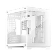 Carcasa 1STPLAYER MV5 TP Cube Tower ALB, Tempered Glass, Sloturi Expansiune 4, Drive Bays: 1x3.5