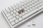 Ducky Zero 6108 Pure White Wireless Gaming Keyboard - MX2A Brown (US)_1