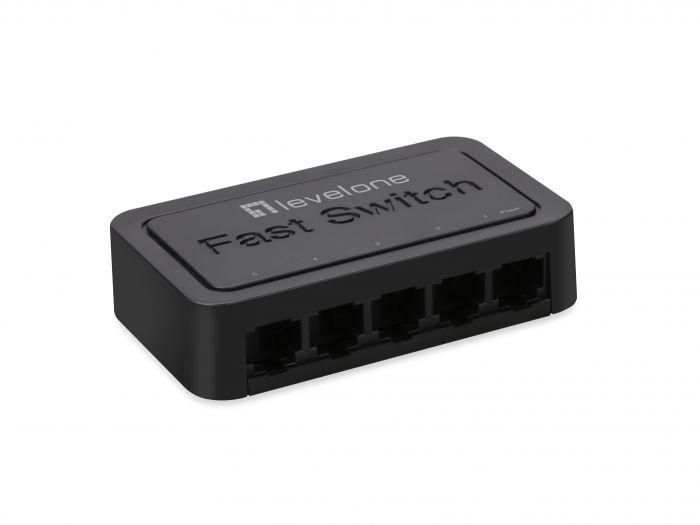 LevelOne FEU-0512 5-Port Fast Ethernet Switch, 88 x 52 x 21 mm_2