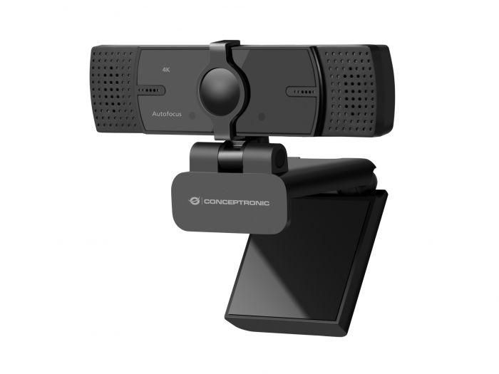 Conceptronic AMDIS07B 4K Ultra HD Autofocus Webcam with Dual Microphone, 103 x 55 x 44 mm_2