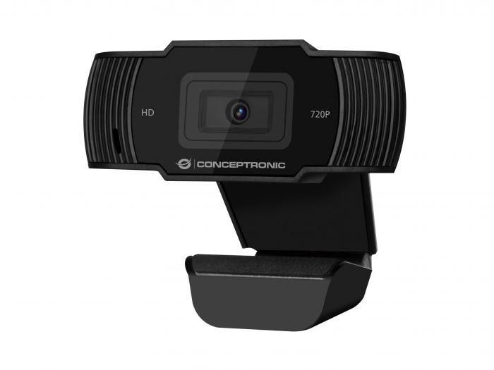 CONCEPTRONIC AMDIS03B 720P HD Webcam with Microphone, 1080P Interpolated, 75 x 33 x 110 mm_2