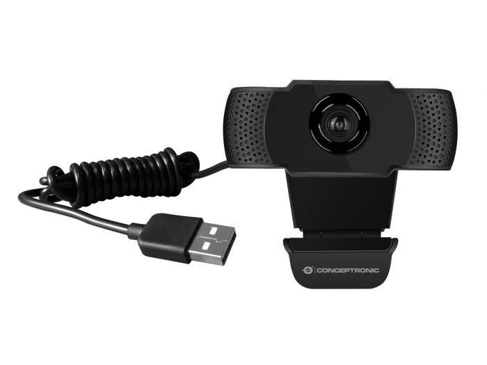 CONCEPTRONIC AMDIS01B 1080P Full HD Webcam with Microphone, 80 x 33 x 91 mm_4