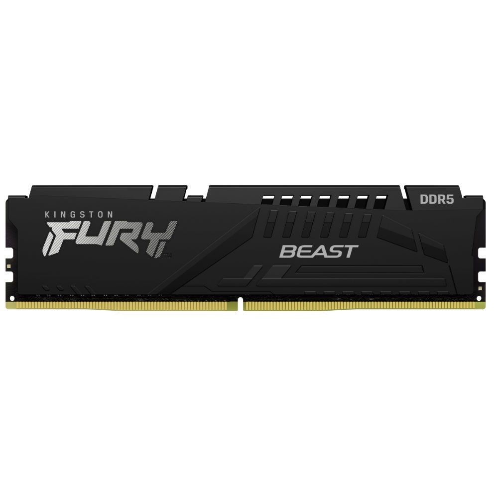 Memorie Kingston FURY Beast 16 GB DDR5 6000 MHz CL36, XMP 3.0, EXPO, Negru