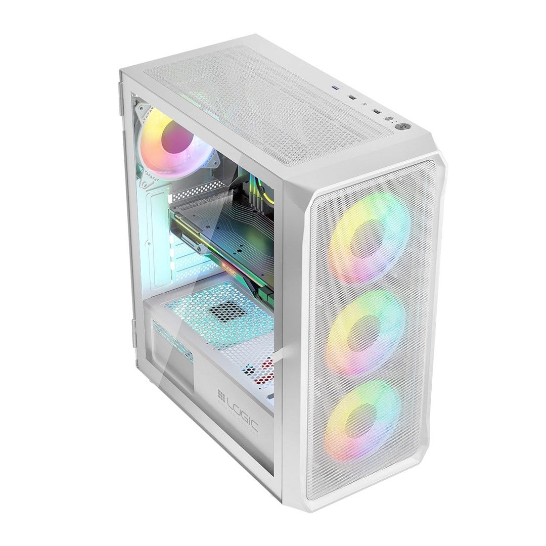 Logic PORTOS ARGB MINIDI USB 3.0 Case White_12