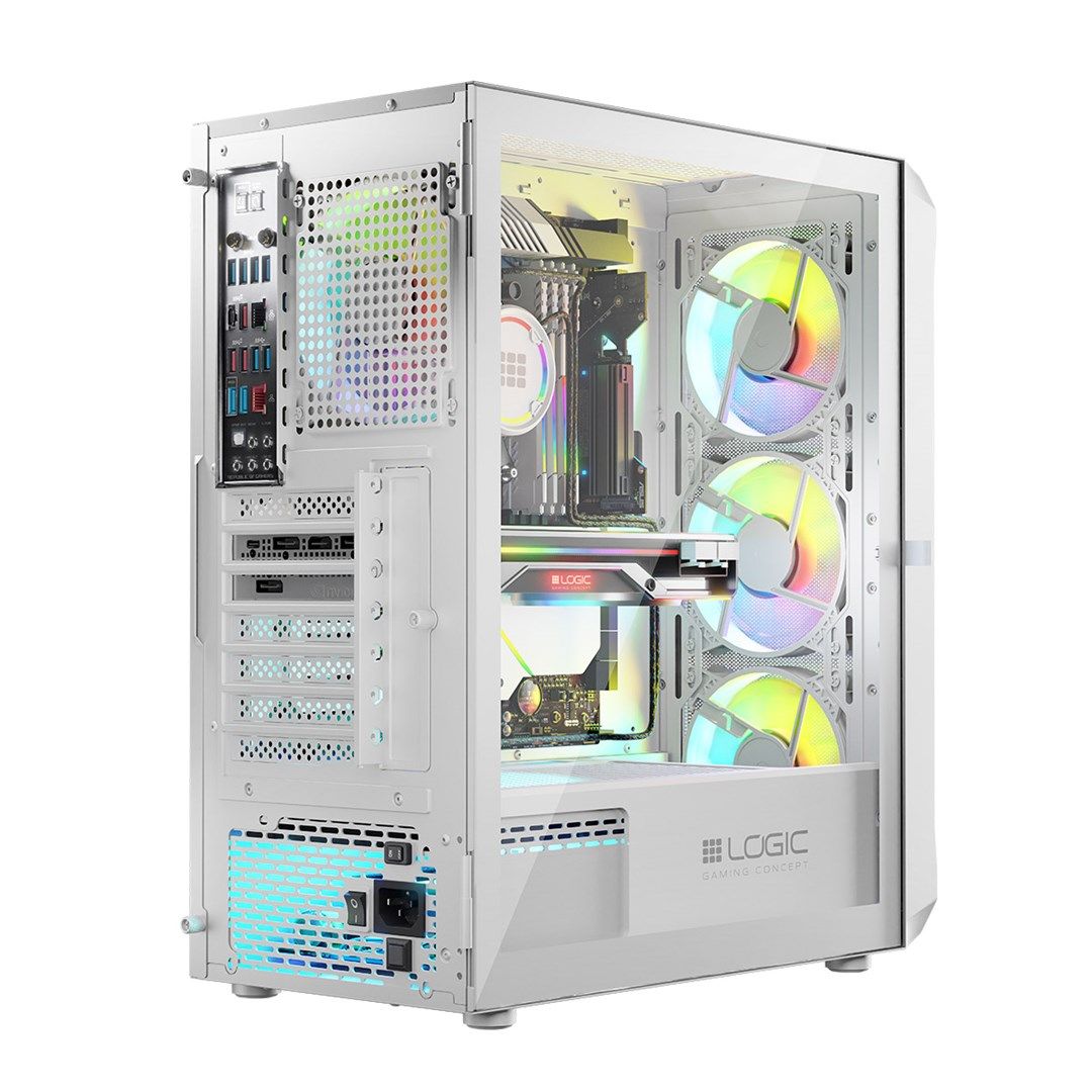 Logic PORTOS ARGB MINIDI USB 3.0 Case White_4