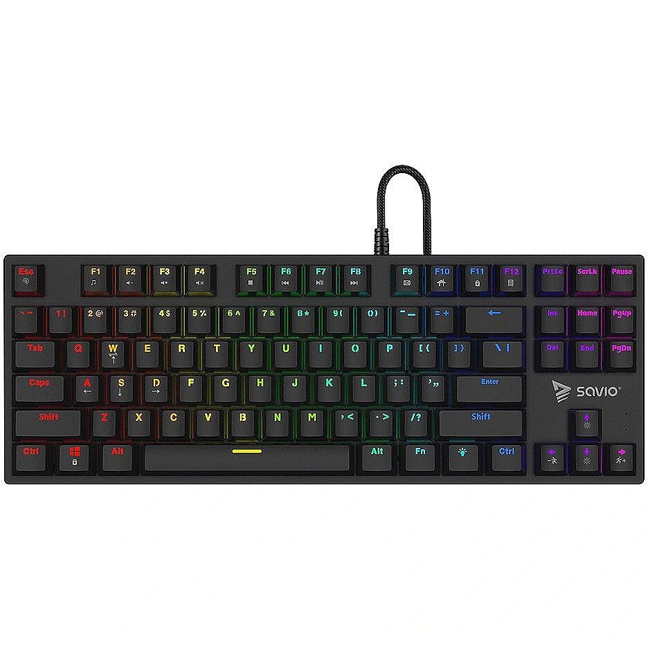 Savio Tempest x2 RGB mechanical keyboard  Outemu RED_2