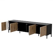 Cama MERCI RTV cabinet 200 x 40 x 54 cm black/oak artisan_2