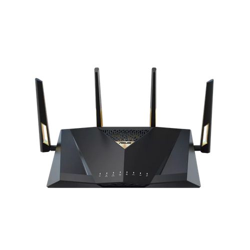 Router Asus Dual-Band RT-BE98, WIFI-7, Standarde wireless: IEEE 802.11a, IEEE 802.11b, IEEE 802.11g, WiFi 4 (802.11n), WiFi 5 (802.11ac), WiFi 6 (802.11ax), WiFi 7 (802.11be), IPv4, IPv6, Segment Produs: BE7200, Viteza wireless: 1376+5764 Mbps, 4 x antene externe, Procesor: 2.6GHz quad-core_2