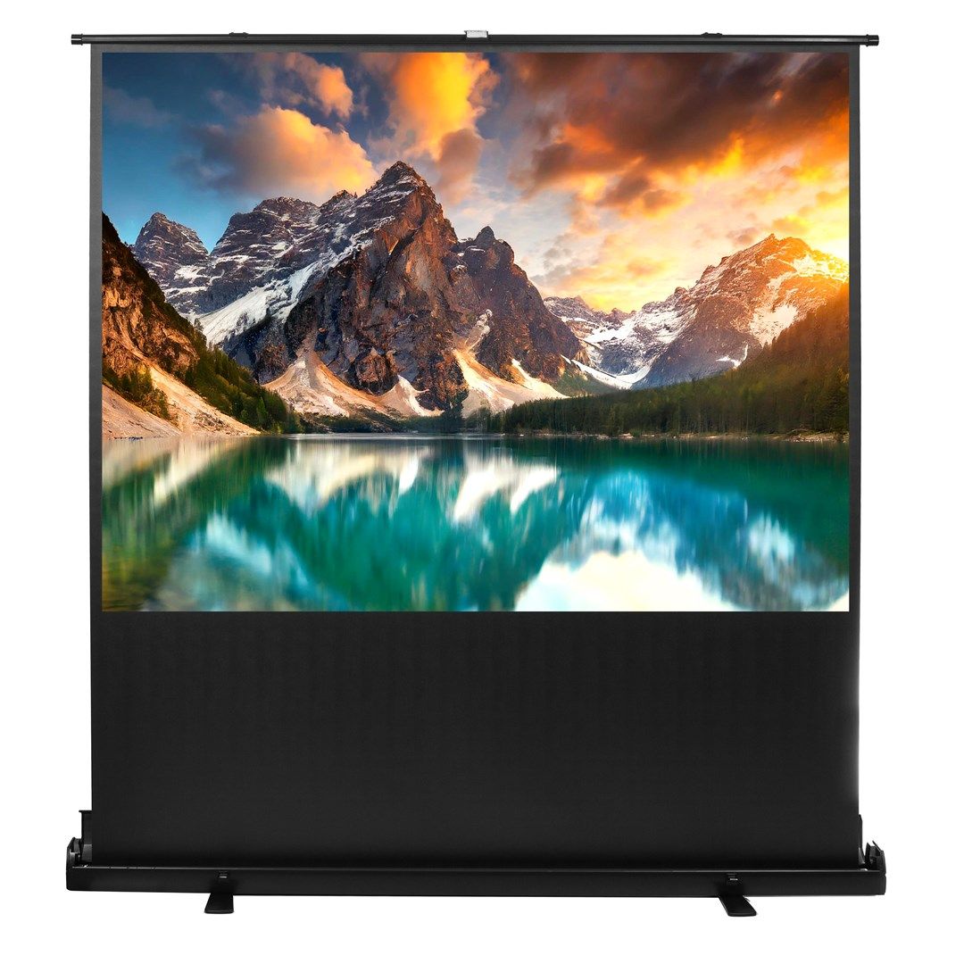 Maclean Portable Projection Screen  Compact  Floor-Standing  86   4:3  MC-963_7