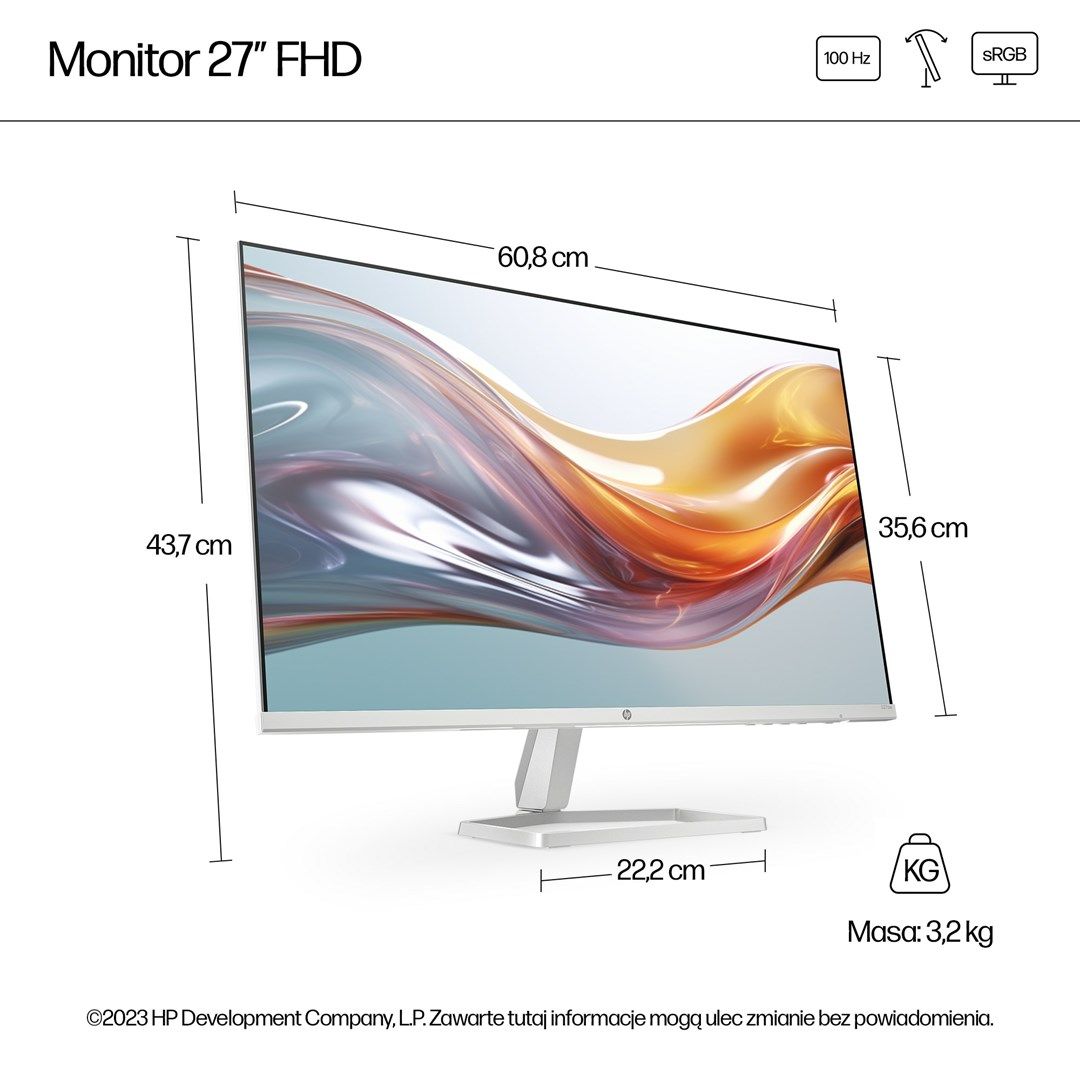 MONITOR HP LED IPS 27  527sw (94F46E9)_9