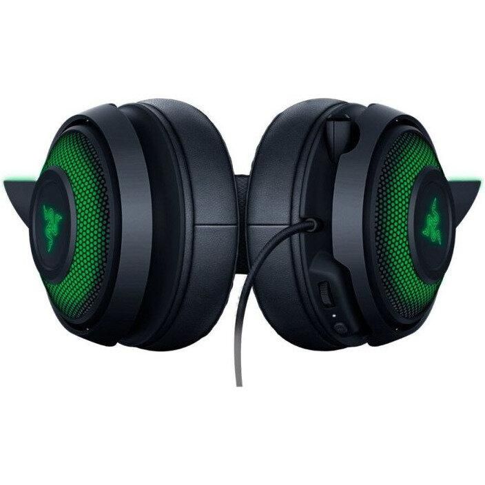 Casti Razer Kraken Kitty V2 Pro USB-A, senzitivitate 96 dB SPL / mW @ 1kHz by HATS si senzitivitate microfon -42 dB, frecventa raspuns 20Hz-20kHz, frecventa raspuns microfon 100Hz-10kHz impedanta 32 Ω (1 kHz), lungime cablu 2m, negru_3