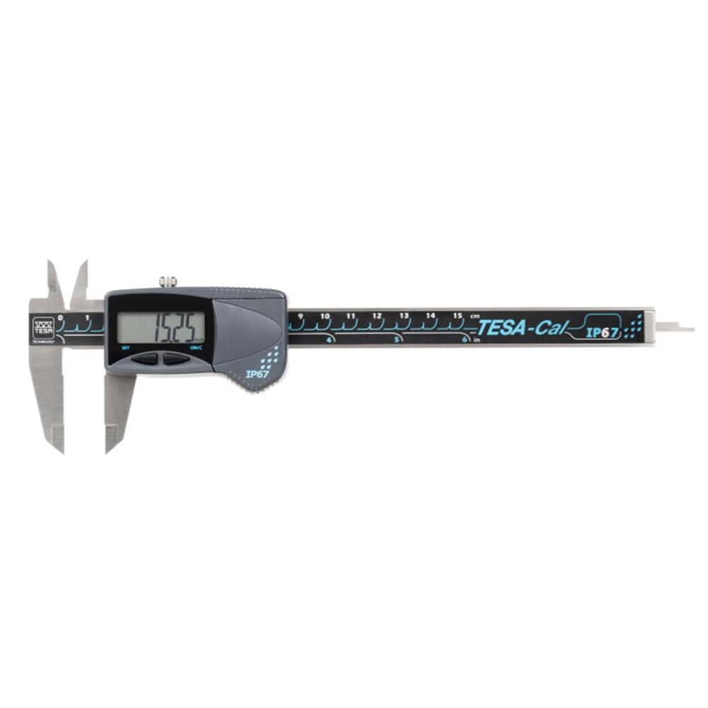 150 DIGIT CALIPER. 6  IP67 3V/SQ TESA-INCH