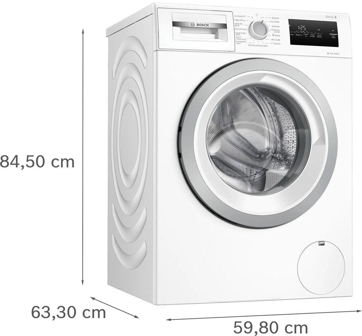 Bosch WAN2813APL Series 4 Front-loading washing machine 8 kg 1400 rpm White_8