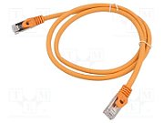 GEMBIRD S/FTP Cat. 6A LSZH patch cord orange 0.5m_1