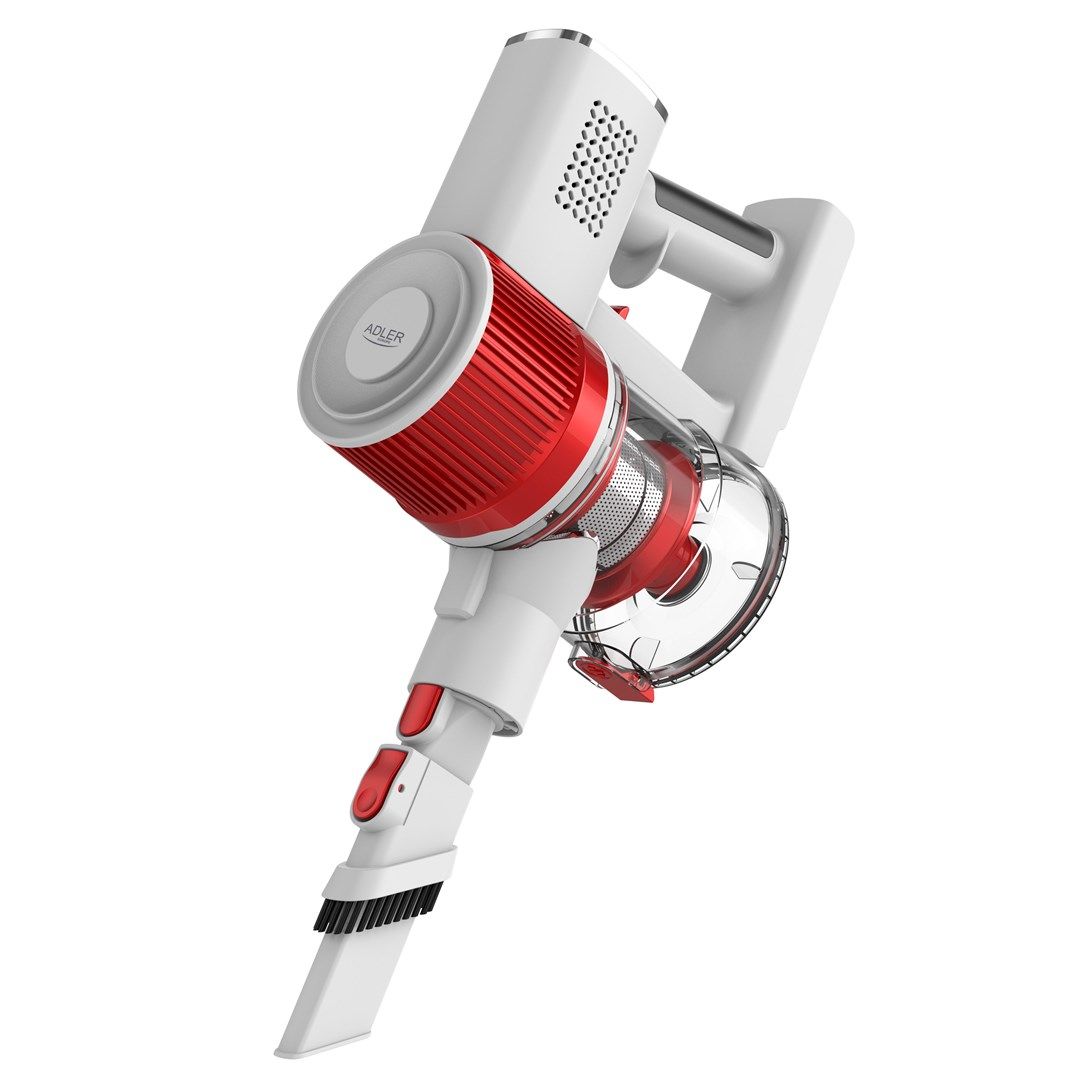 Adler Vacuum Cleaner | AD 7051 | Cordless operating | 300 W | 22.2 V | Operating time (max) 30 min | White/Red_6