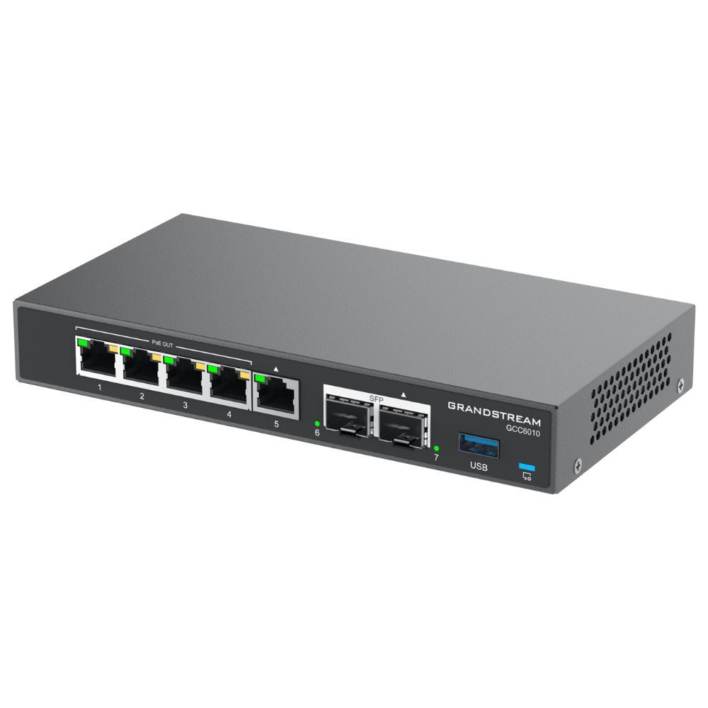 Grandstream GCC6010 UC+Networking (Router VPN  NGFW/UTM   Switch  Centrala IP) z 2x2.5 Gb SFP i 5xGbE_2