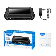 Switch Cudy GS108D, 8 porturi 10/100/1000 Mbps