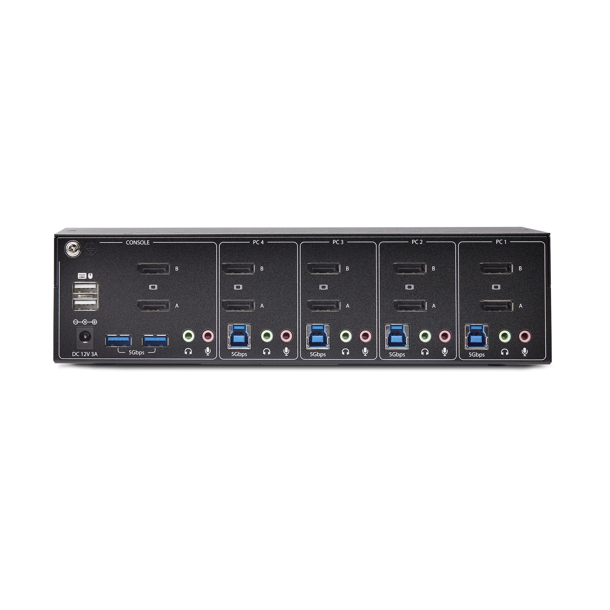 4-PORT DUAL-MONITOR KVM SWITCH/._4