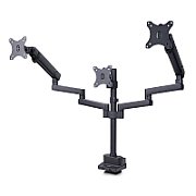 TRIPLE MONITOR DESK MOUNT/TO 27INCH SCREENS SPRING ARMS_1