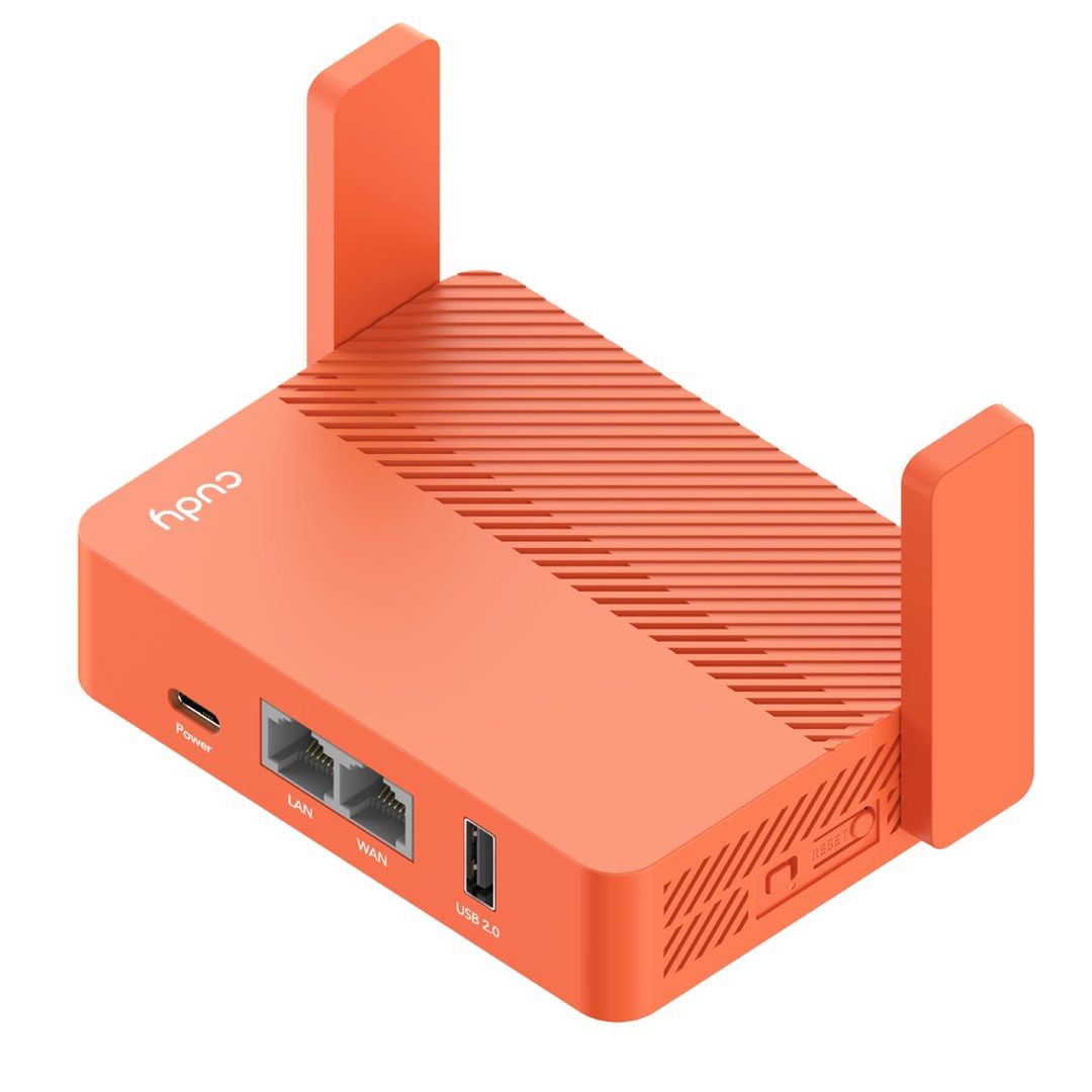 Cudy AC1200 wireless router Fast Ethernet Orange_2