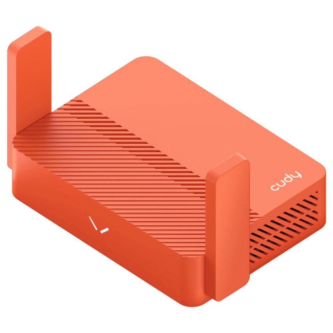 Cudy AC1200 wireless router Fast Ethernet Orange_3