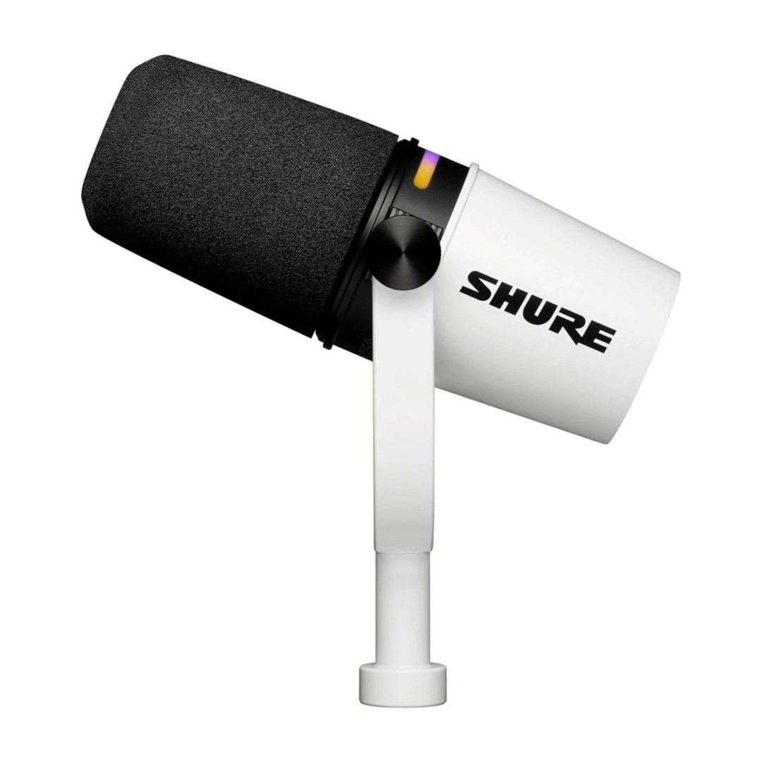 Shure MV7+-W - lectern/vocal microphone with XLR/USB-C connector  white_2