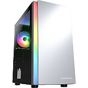 COUGAR | Purity RGB White | PC Case | Mini Tower / TG Front Panel with ARGB strip / 1 x ARGB Fan / 3mm TG Left Panel_1