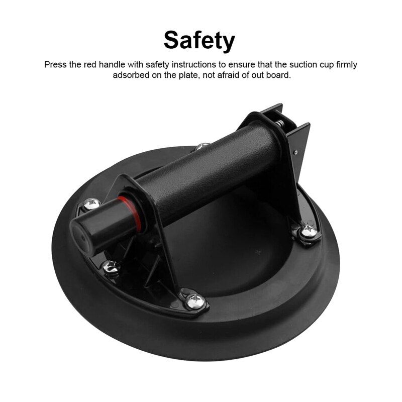Vacuum suction cup with pump  for tiles and glass  160 kg  in case