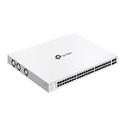 Switch TP-Link cu 52 de porturi, 48× 10/100/1000 Mbps PoE+ RJ45 Ports (Auto Negotiation/Auto MDI/MDIX),4× Gigabit SFP Slots, capacitate switch 104 Gbps, dimensiuni 17.3×13.0×1.7 in (440×330×44 mm)_1