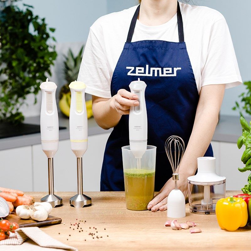 Zelmer ZHB4562L blender Immersion blender 800 W White  Yellow_8