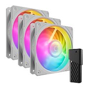 COOLER MASTER WENTYLATOR Mobius 120P ARGB White 3-Pack Fan Kit_1