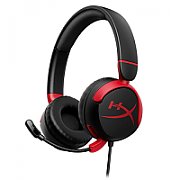 Casti gaming HyperX Cloud Mini, PC/Nintendo Switch/controllere PS/Xbox/tablete, volum limitat la 85dB, Jack 3.5 mm, negru_1